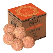 Soul Sticks Sandalwood Smudge Bomb Incense, 5 Pieces with Ceramic Burner